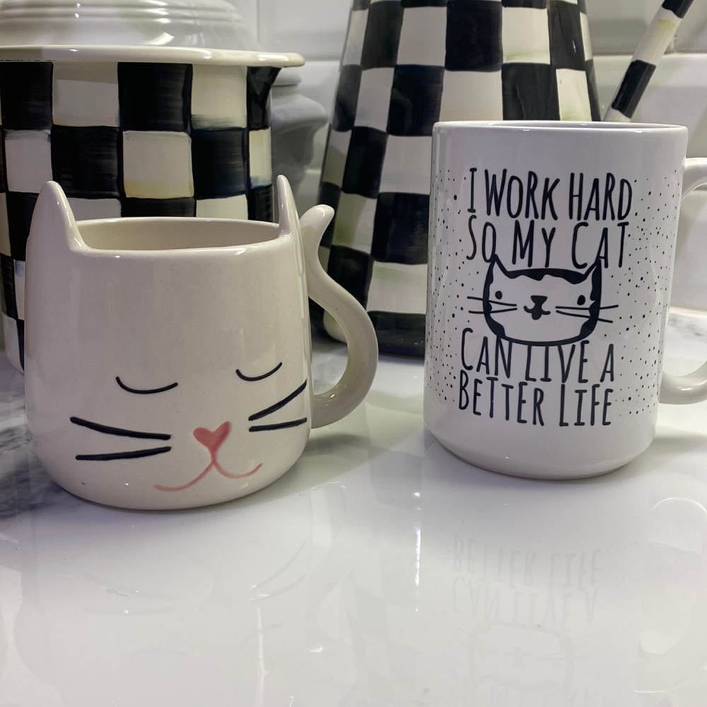 Cat lover mug set